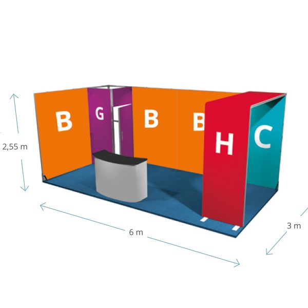 stoisko targowe 18m2