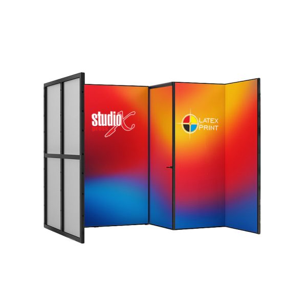 Zabudowa targowa 2x3m, wys. 250 cm Zabudowa targowa Multiframe to przenośny system wystawienniczy