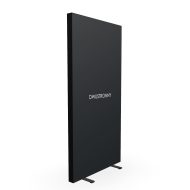 Kaseton reklamowy czarny Quick Black – dwustronny system z magnetycznym efektem - obrazek 2