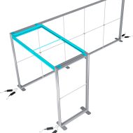 Stoisko targowe LUMIX 25 m2 (5×5) – narożne, podświetlane stoisko modułowe LED - obrazek 6