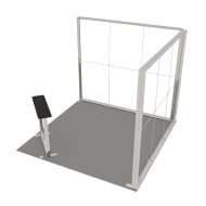 LUMIX stoisko targowe 3x3 zestaw 9m² narożne - obrazek 2