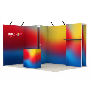 FastFrame™ stoiska 12 m2 Modułowy Lekki System Zabudowy Targowej