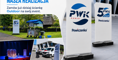 Ścianka reklamowa tekstylna Outdoor na eventy i targi